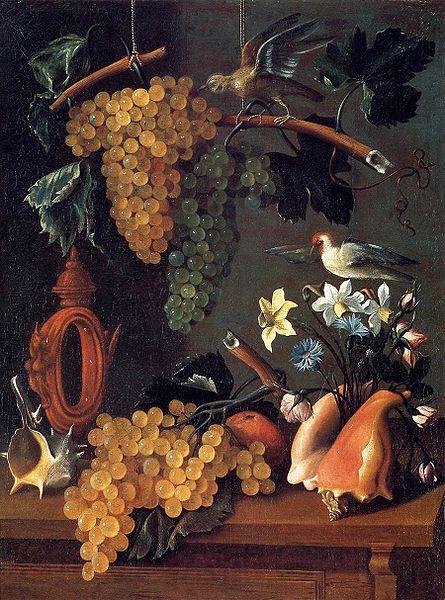 Juan de  Espinosa Flowers and Shells Germany oil painting art